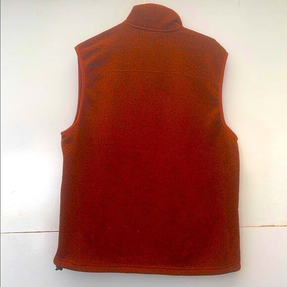 Orvis Orange size Large men's Fleece Vest - Picture 2 of 12